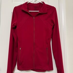 Women's Red Full-Zip Jacket